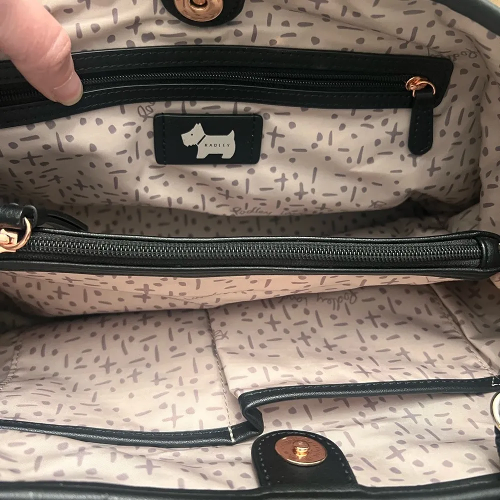 NWOT Radley London black Scottie Dog tote bag - Image 15