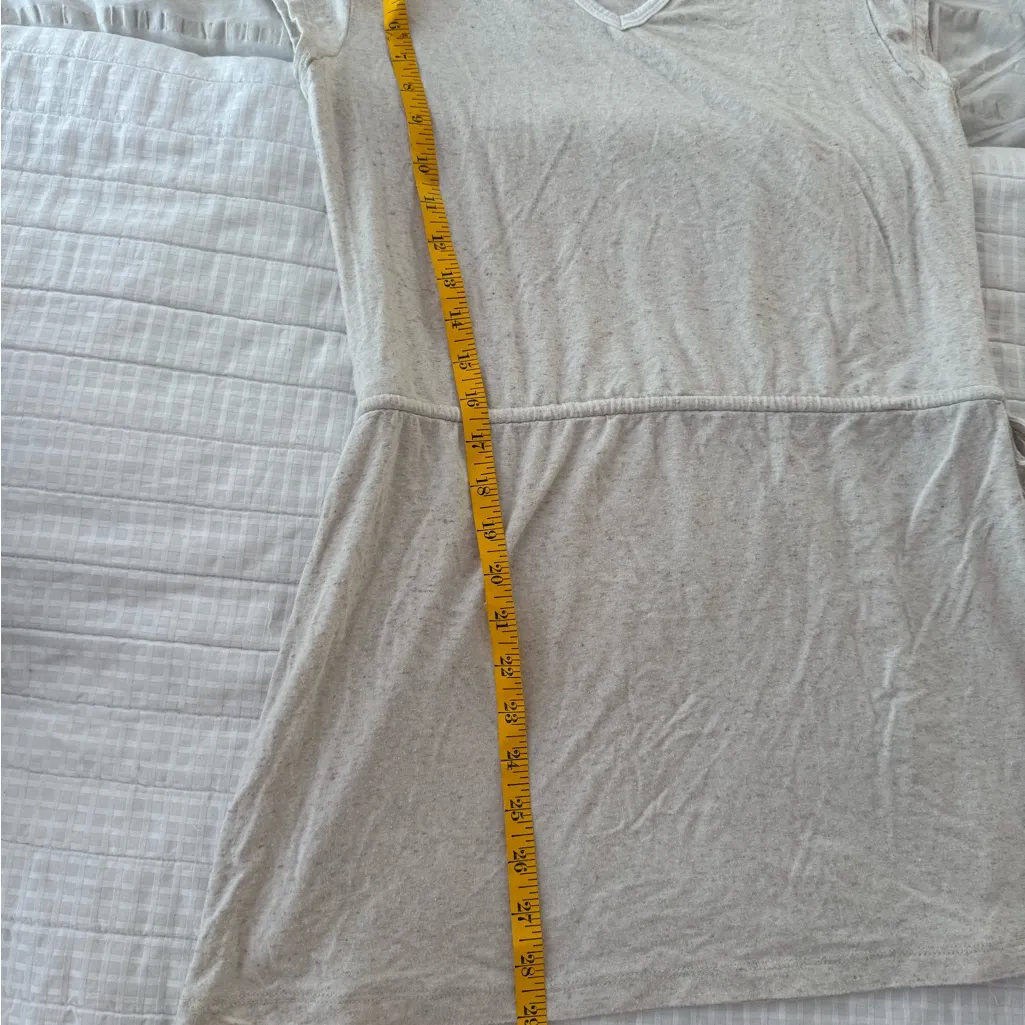 Elegant Cream Mini Dress Size L - Image 7