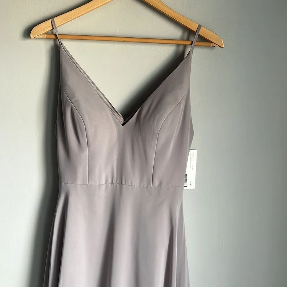 NEW BHLDN jenny yoo kiara dress gray - Image 9