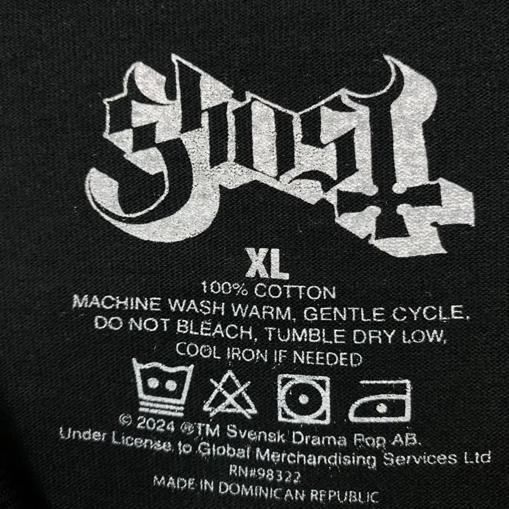 Ghost Graphic T-Shirt Size XL - Image 4