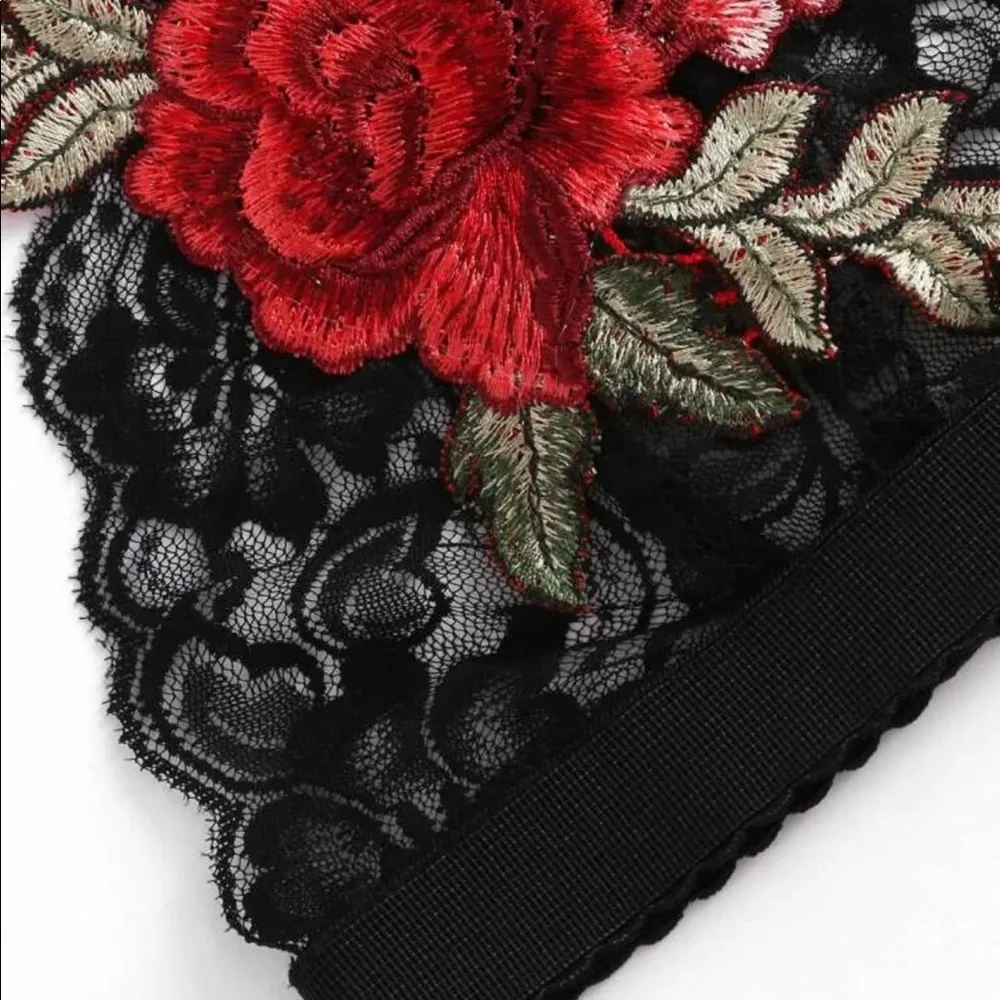 Rose Harness Lace Bralette New Size undefined - Image 6