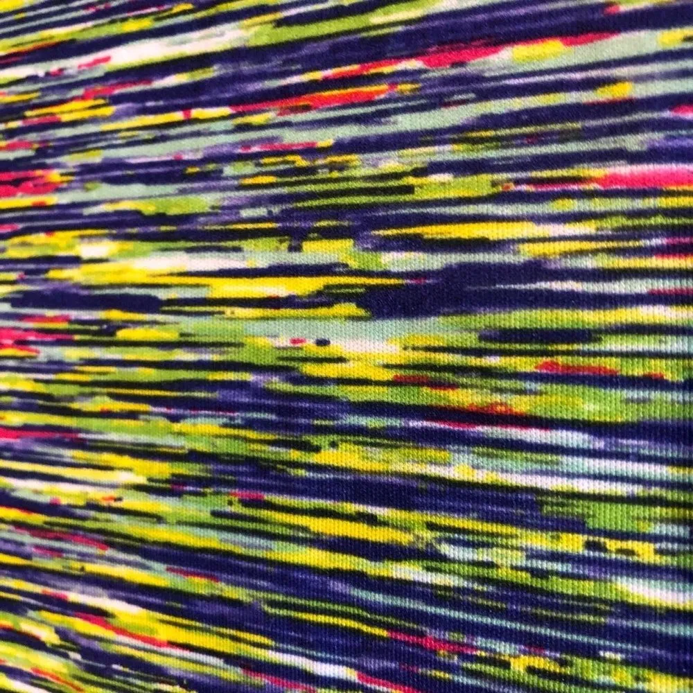 Zone Pro Colorful Top and Bright Yellow Shorts Womens L Used 2 Pieces - Image 6