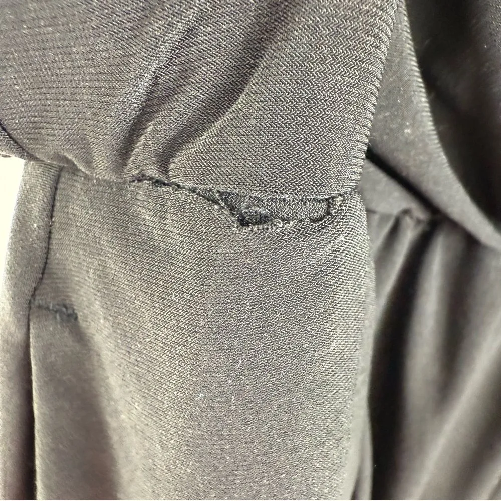 Aqua Green Women's XL Standard Keyhole Blouson Romper Black 676127R - Image 2