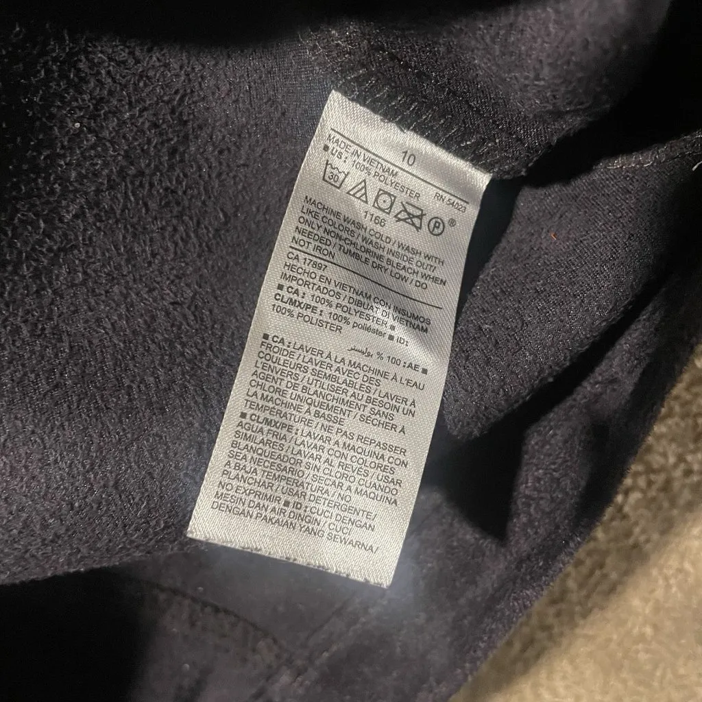 Old Navy Skirt Womens 10 Mini Faux Suede Black Pockets Zip Back Preppy Minimal - Image 3