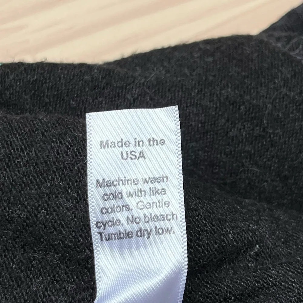 Michael Stars Hooded Open Fron‎ Cardigan Sweater in Charcoal Gray, One Size - Image 12