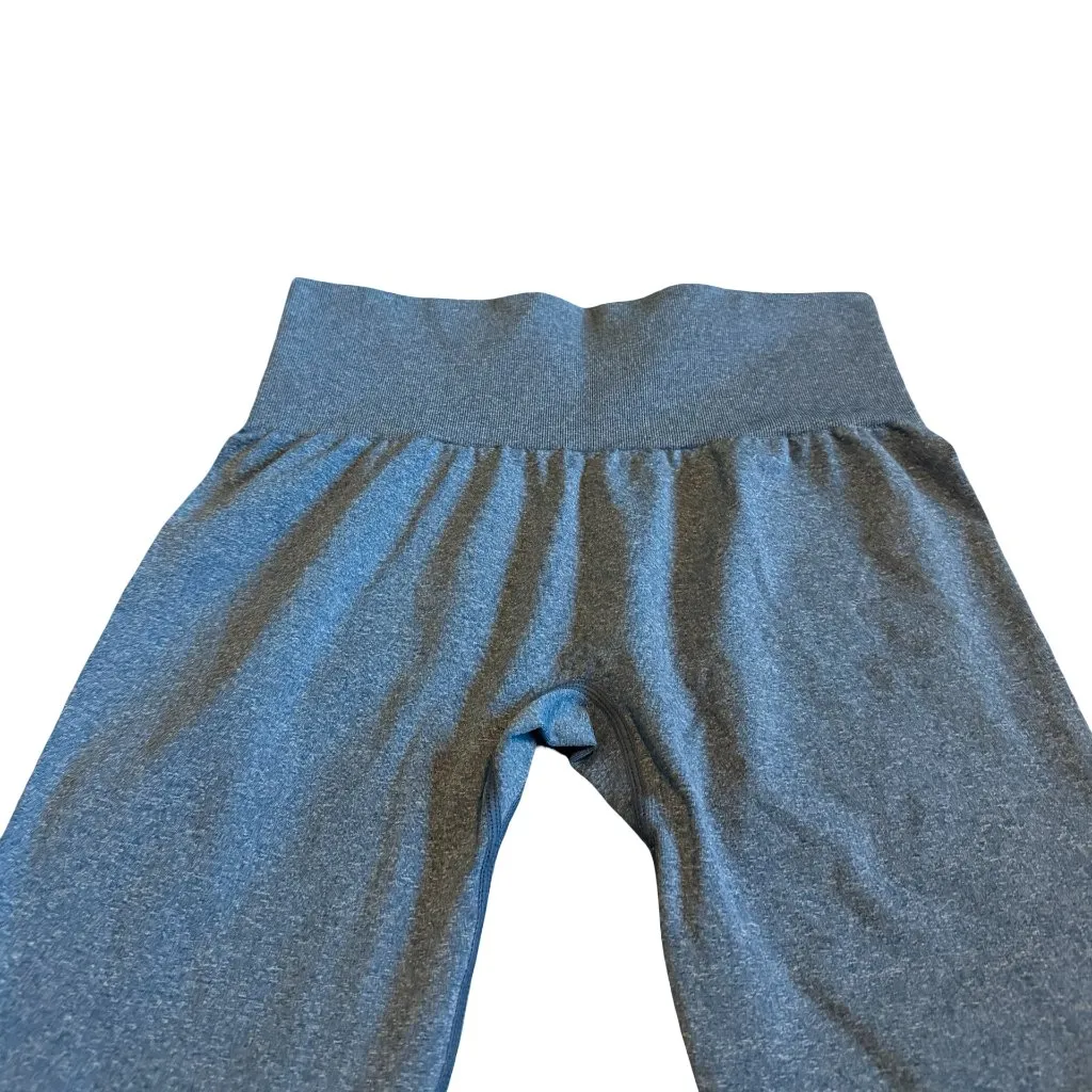 NVGTN Blue Stretch Leggings Pull-On Workout Lifting Full-Length Size Medium - Image 5