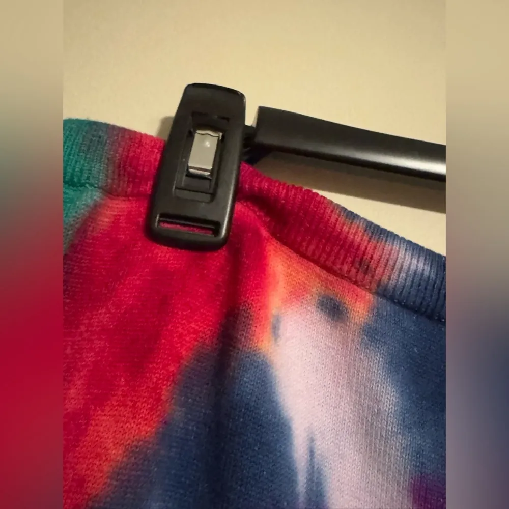 EUC Handmade Mia Nola Vintage Spiral Tie Dye Skirt size small - Image 4