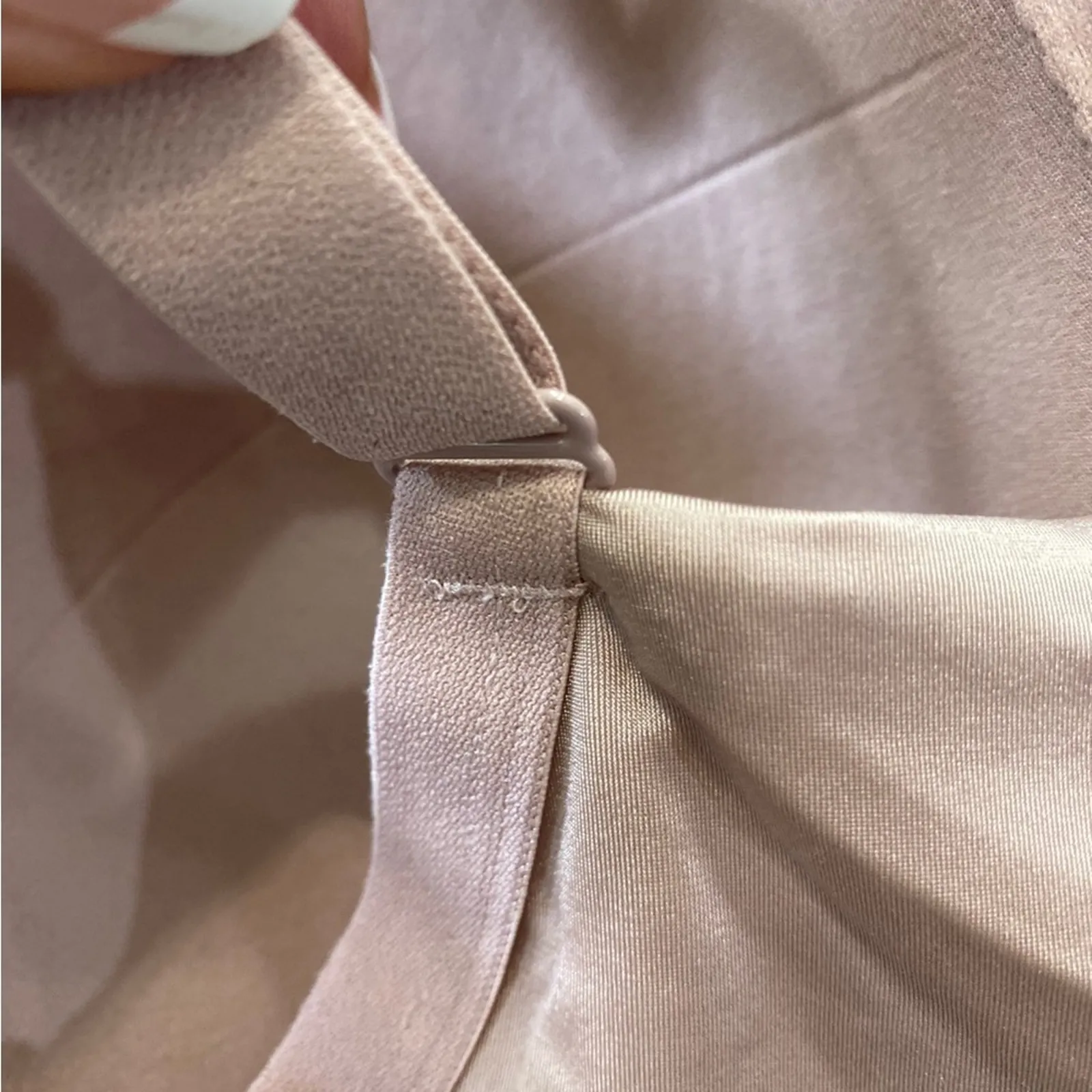 (2) SOMA stunning support Smooth Full Coverage Bras - Cream and blush Size 34DD - Image 5