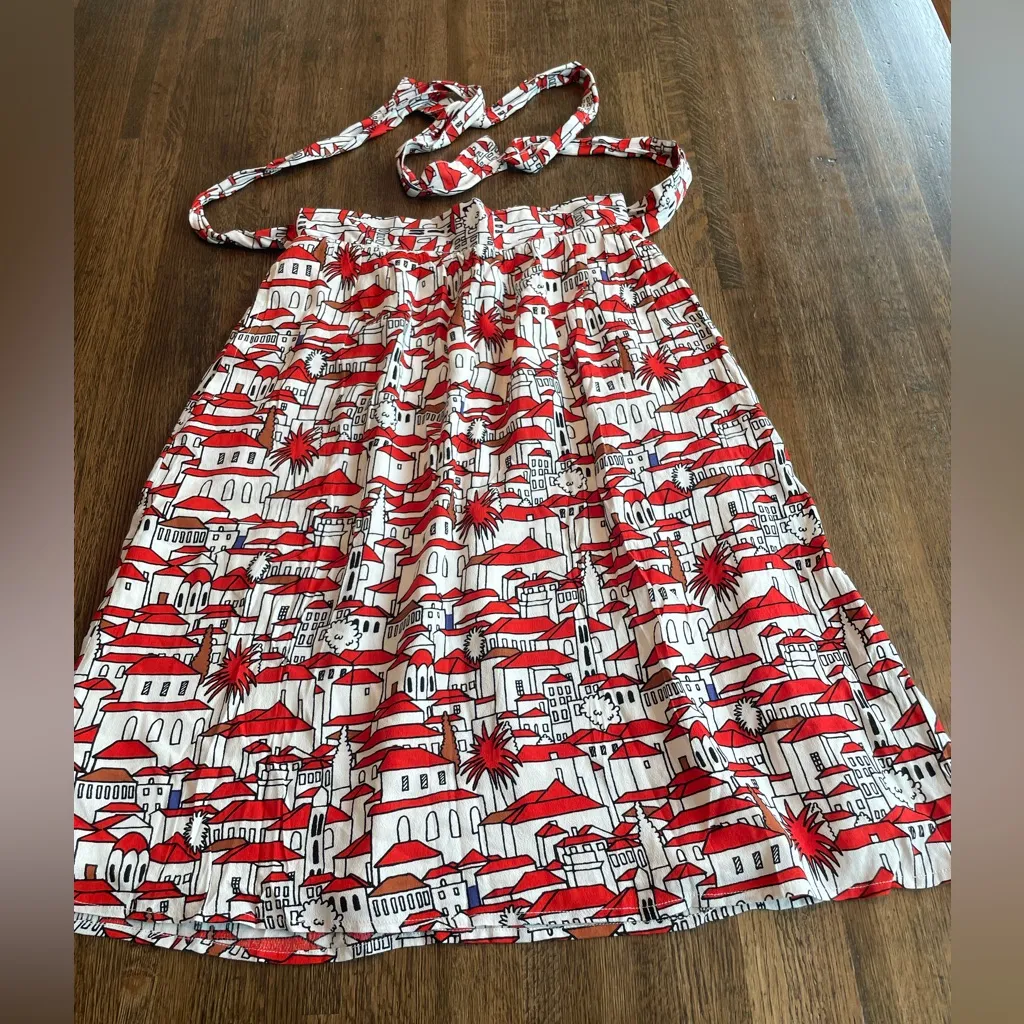 Anthropologie Porridge Getaway Santorini Greece Skirt - XS - Image 8