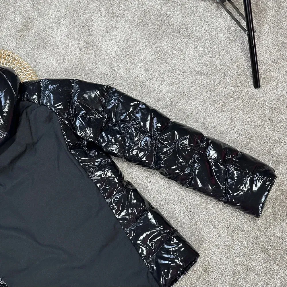 Body Glove Women’s Duck Down Puffer Coat Jacket Hooded Full Zip in Black SP - Image 9