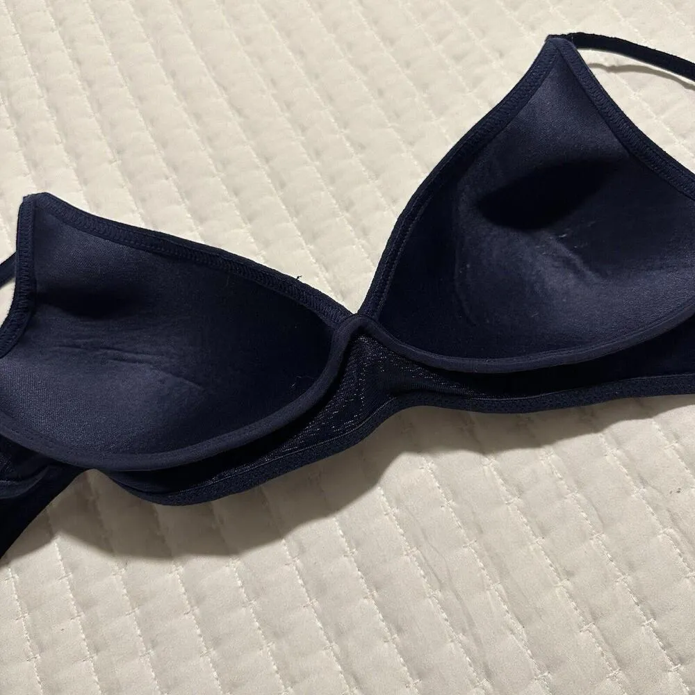 Nautica Blue Very Lightly Lined Wireless  Bra 36C - Image 6