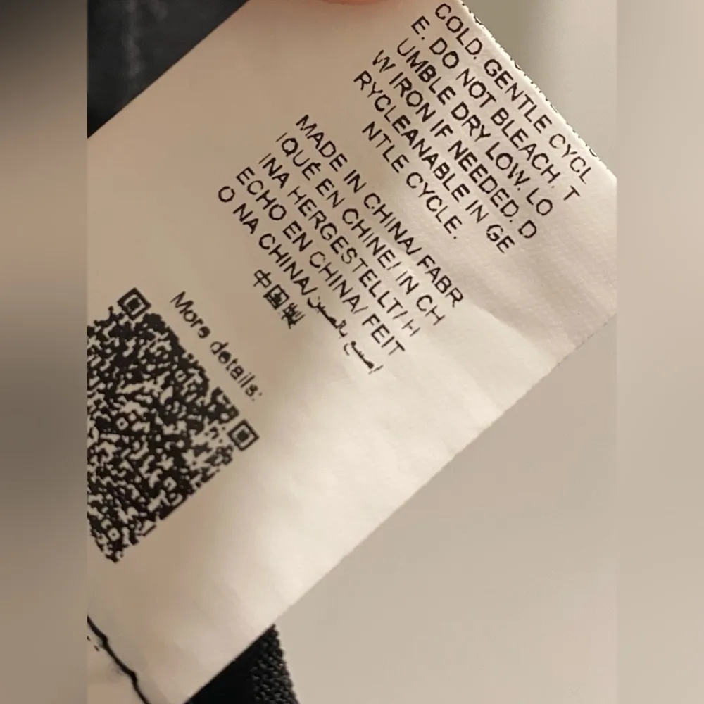 Black Eyelet V-Neck Blouse With Ruffle Short Sleeves & Lace Back Closure - Image 12