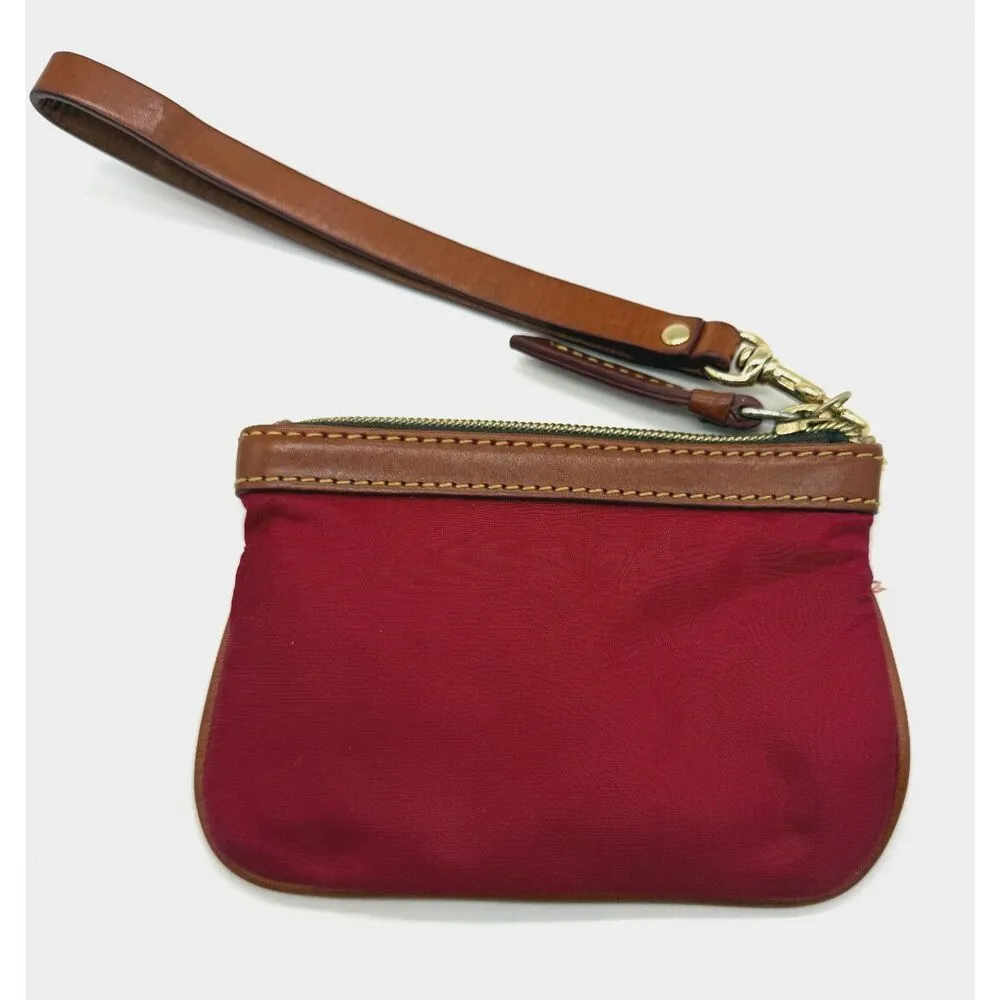 Dooney & Bourke Slim Wristlet Red Leather Trim‎ - Image 2