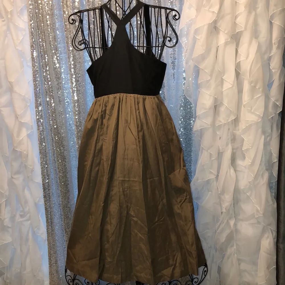 Gap silk cotton tank dress pockets Size 8 - Image 5