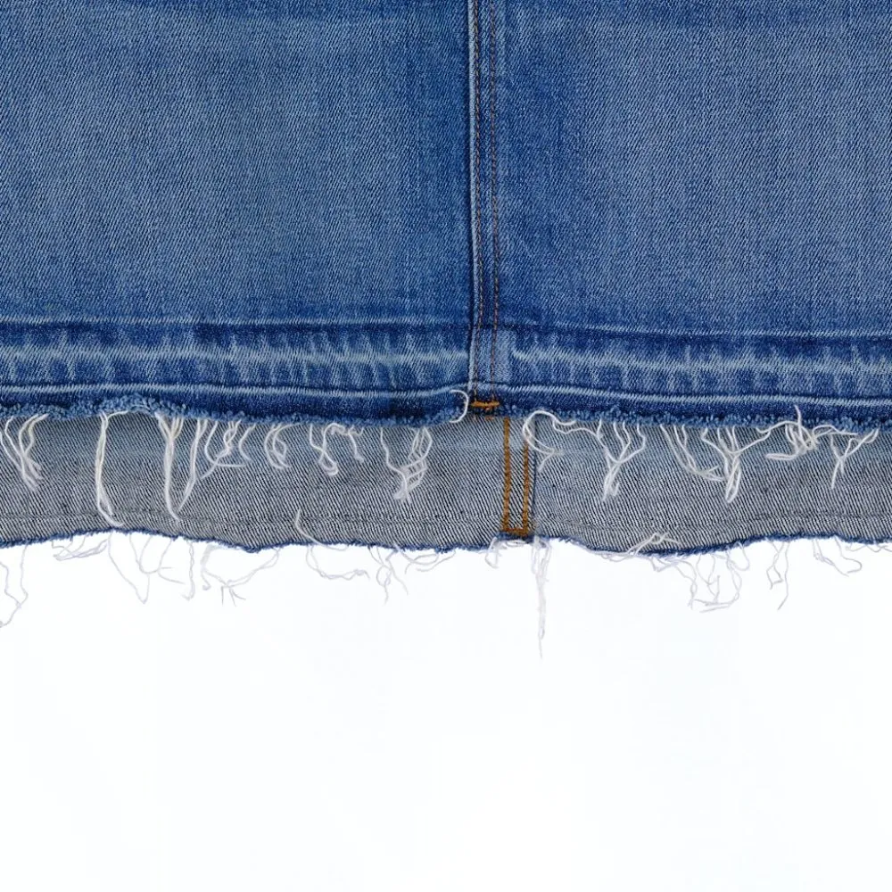 Madewell Step-Hem Jean Skirt Size 29 - Image 2