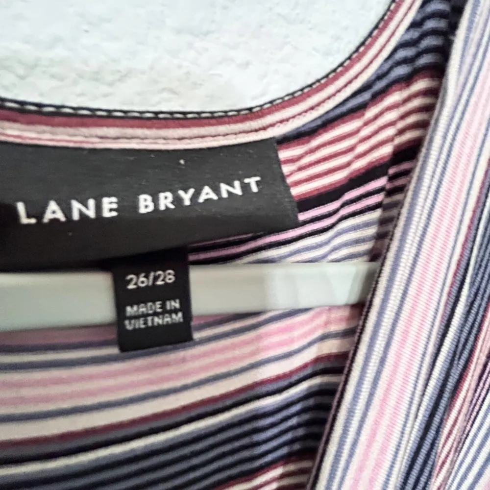 Lane Bryant Ruched Side-Split Midi Maxi Dress Plus Size 26/28 Faux-wrap NWOT - Image 4