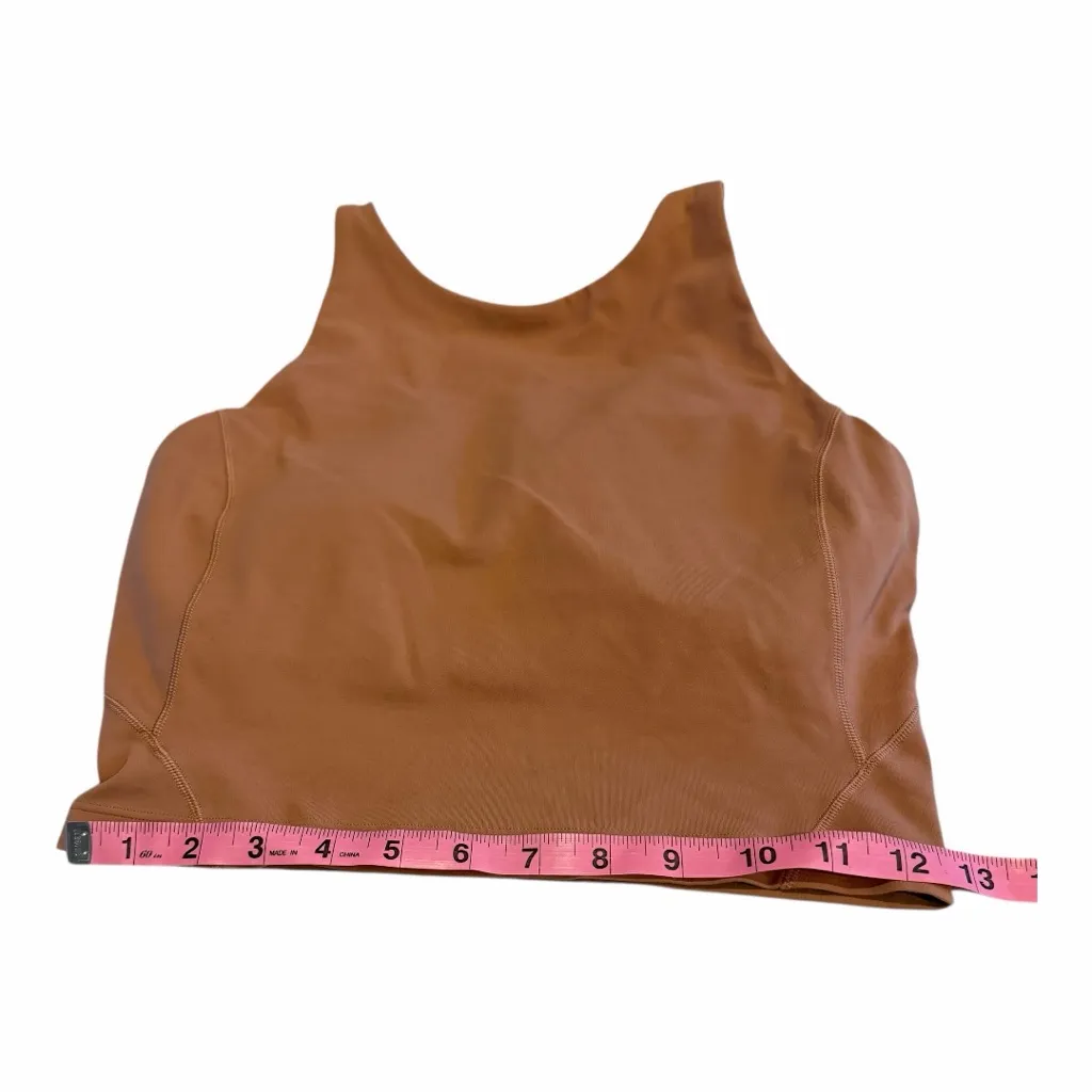 Lululemon Align High Neck Bra Dusty Clay Size 4 Nulu - Image 3