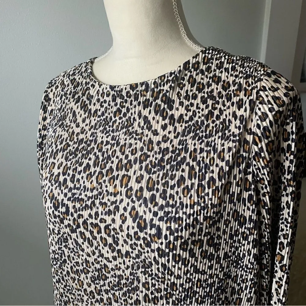 Sam Edelman Leopard Printed Shift Dress - Image 3