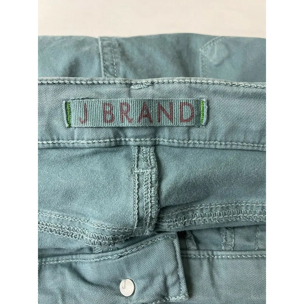 J Brand Capri Womens Jeans Size 31 Sage Green Leggings Colored Denim Pants - Image 7