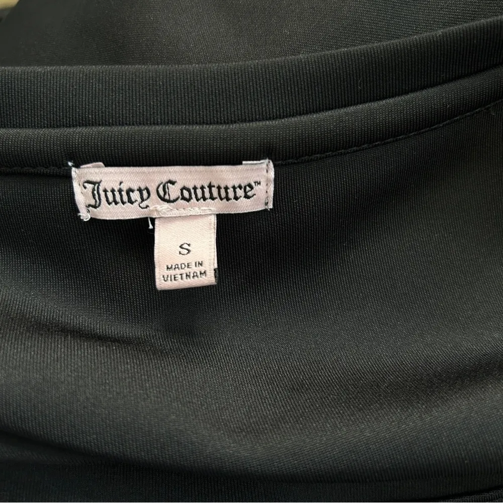 JUICY COUTURE Colorful Sequin Comic Graphic Black Scuba Top - Image 8