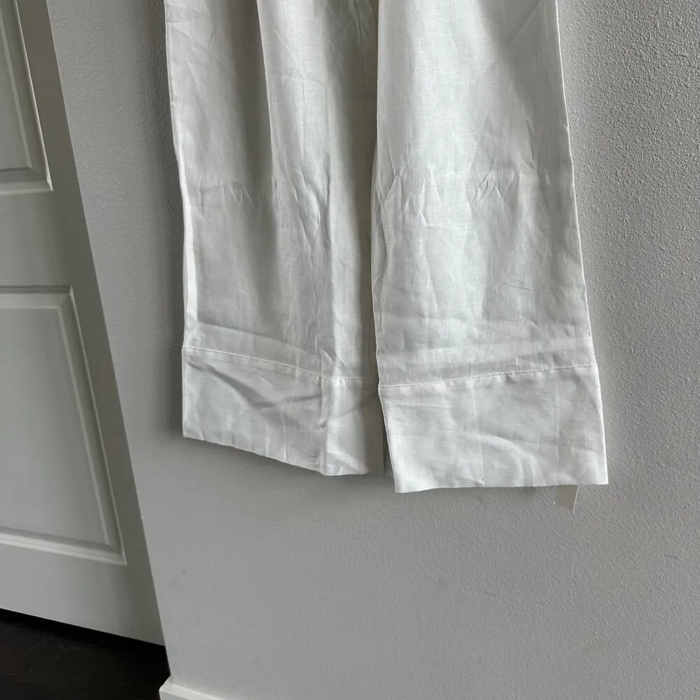 Reformation Fernando Linen Wide Leg Pant Size Small New - Image 6