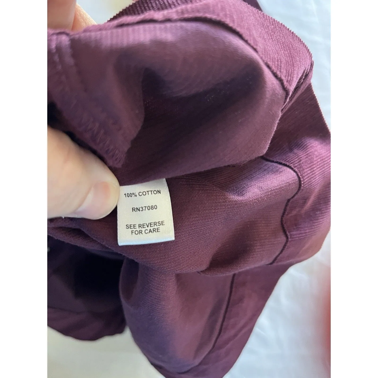 Versona Corduroy Top NWT Small Button Front Crop Puff Shoulder Square Neck - Image 7