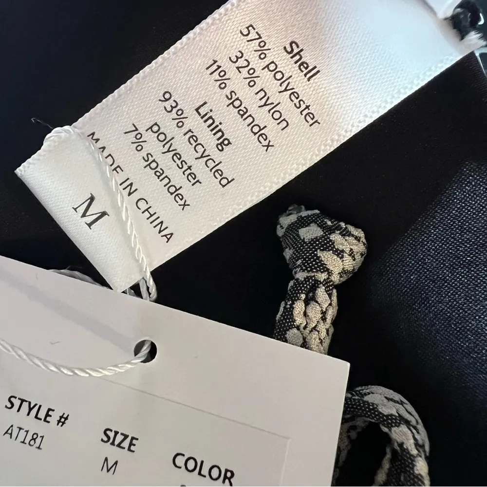 NWT Andie Swim String Bikini Top Textured Snakeskin Print Size Medium M NEW - Image 8