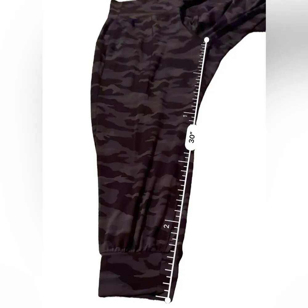 Athleta Salutation Camo Gray Pull-On Jogger Pants Sz‎ 2X Plus - Image 14