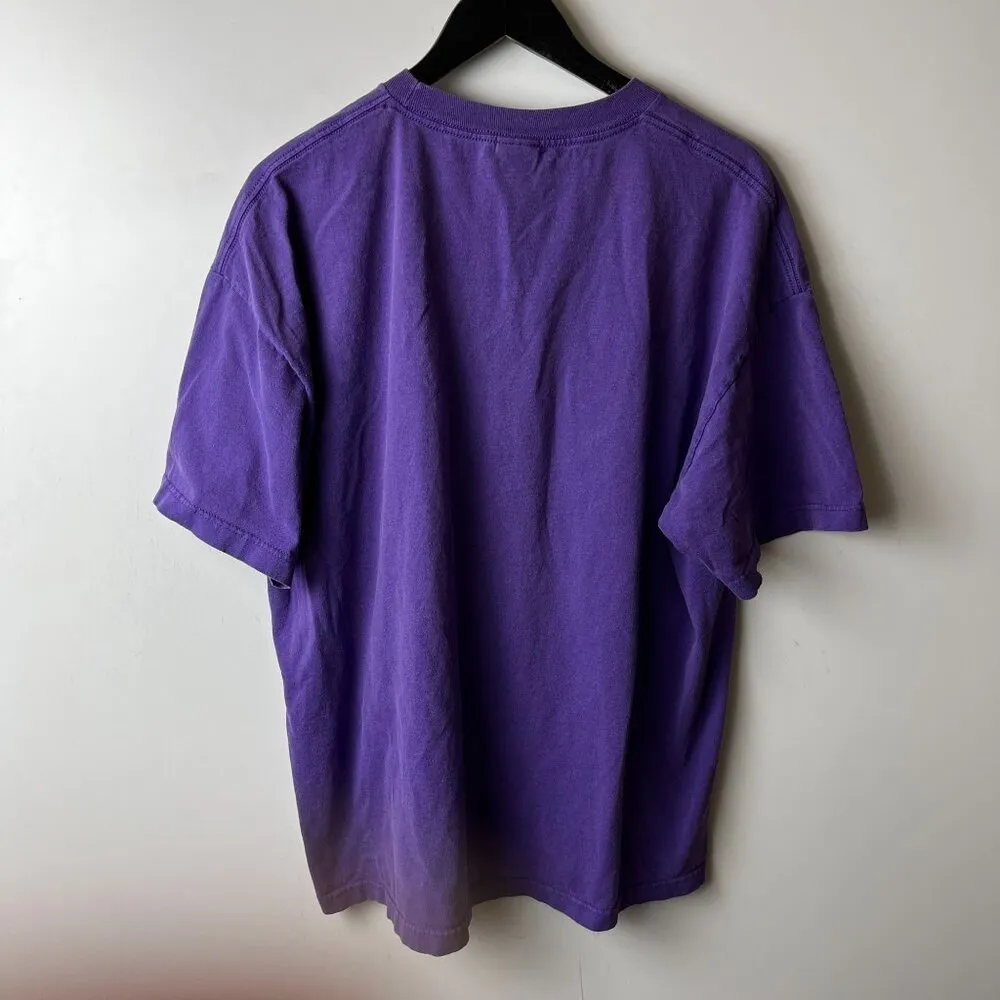 Vintage Y2K UW Stevens Point SP T Shirt Purple 2XL XXL Graphic Tee Cotton Solid Size undefined - Image 3