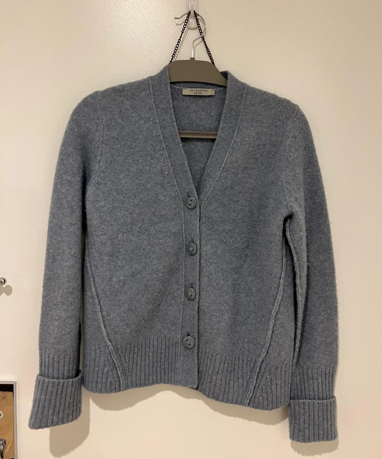 ALLSAINTS Blue Cardigan - Image 3