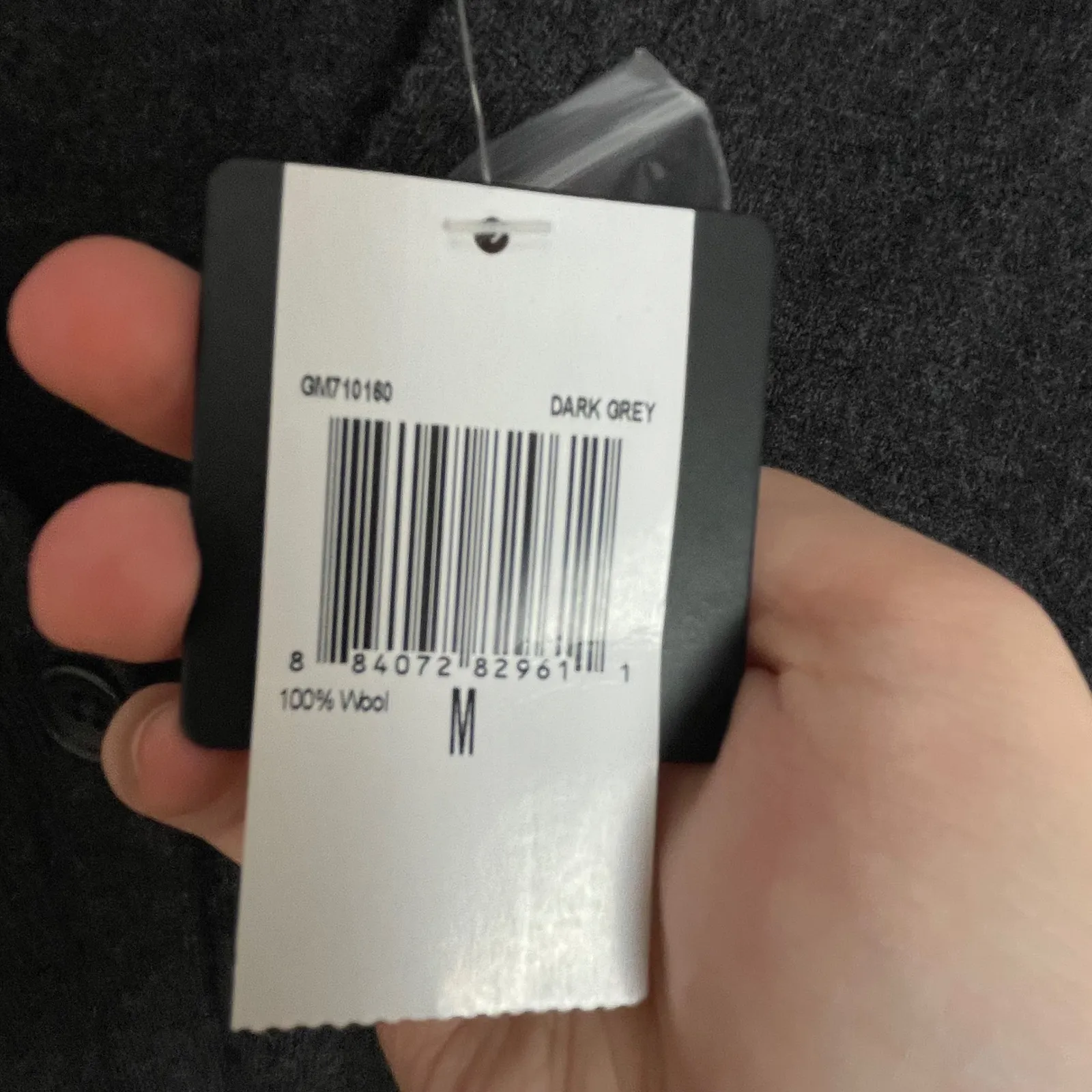 Magaschoni Women's Dark Gray 100% Wool Button Front Cardigan Sweater Size Medium - Image 7