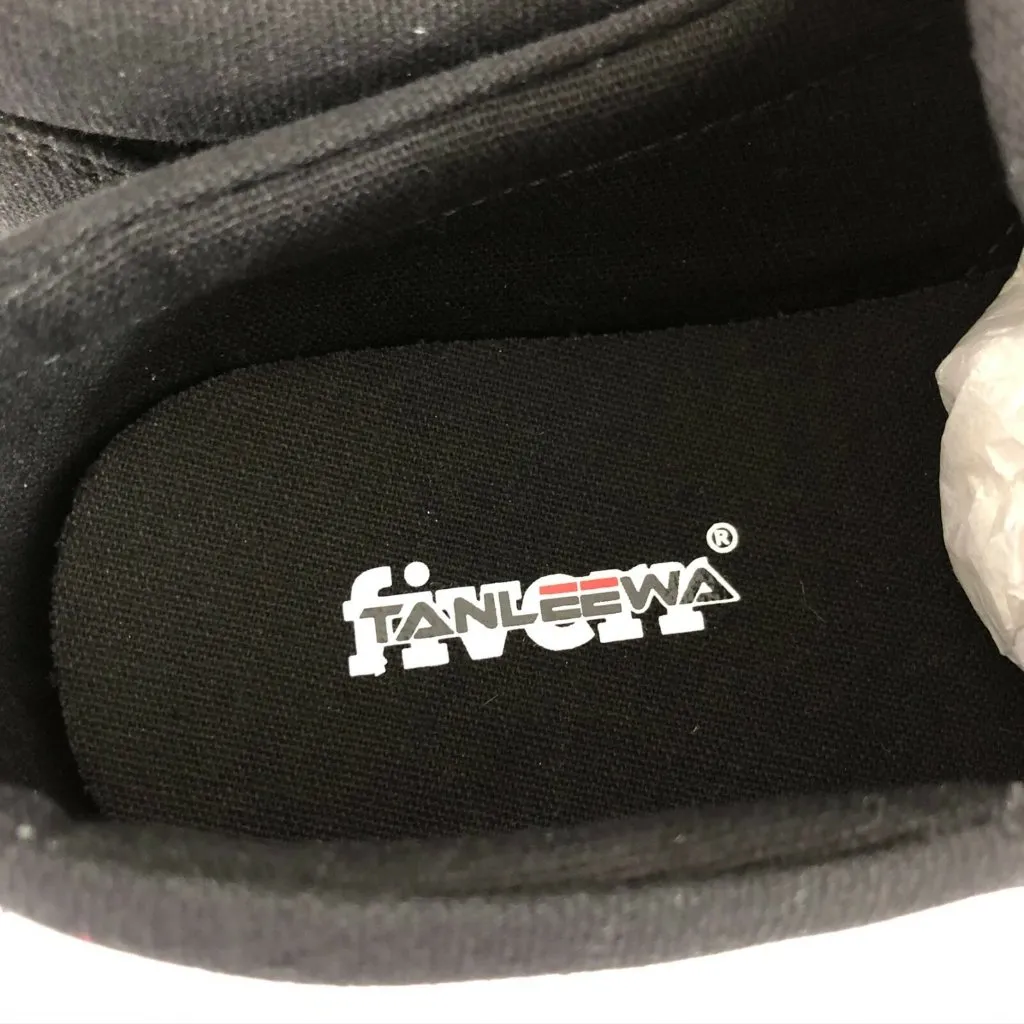 Tanleewa Womens Canvas Sneakers Slip On Basic Black Size 7.5 - Image 5