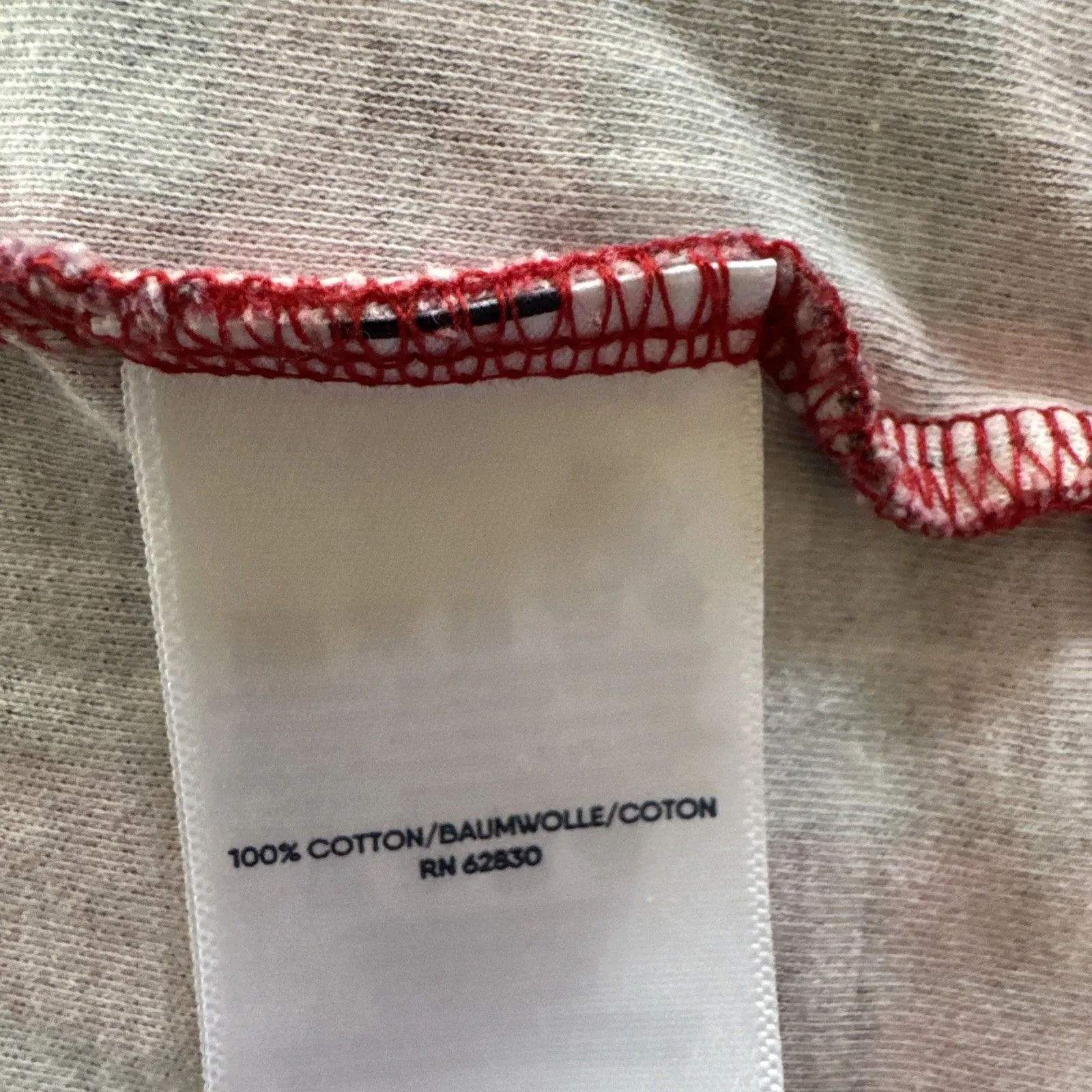 Lands End Top Womens XL Blue Red Tartan Plaid Mock Neck T-Shirt Cotton Pullover - Image 5