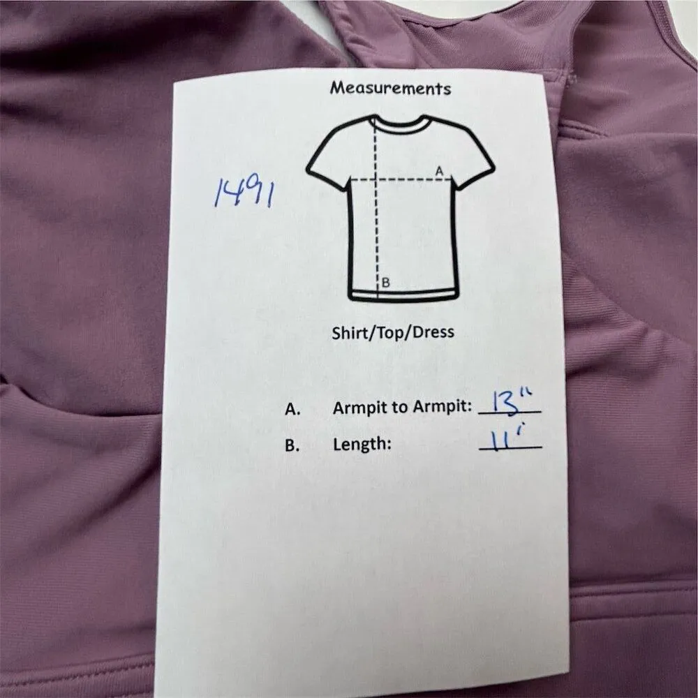 Under Armour Women's Sports Bra S Purple Medium Support Racerback - Image 5