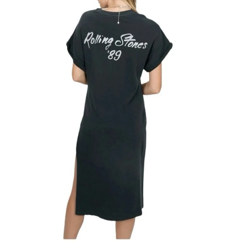 Daydreamer Women's Rolling Stones
Stars Rolled Sleeve Maxi Dress Size XS - Image 2