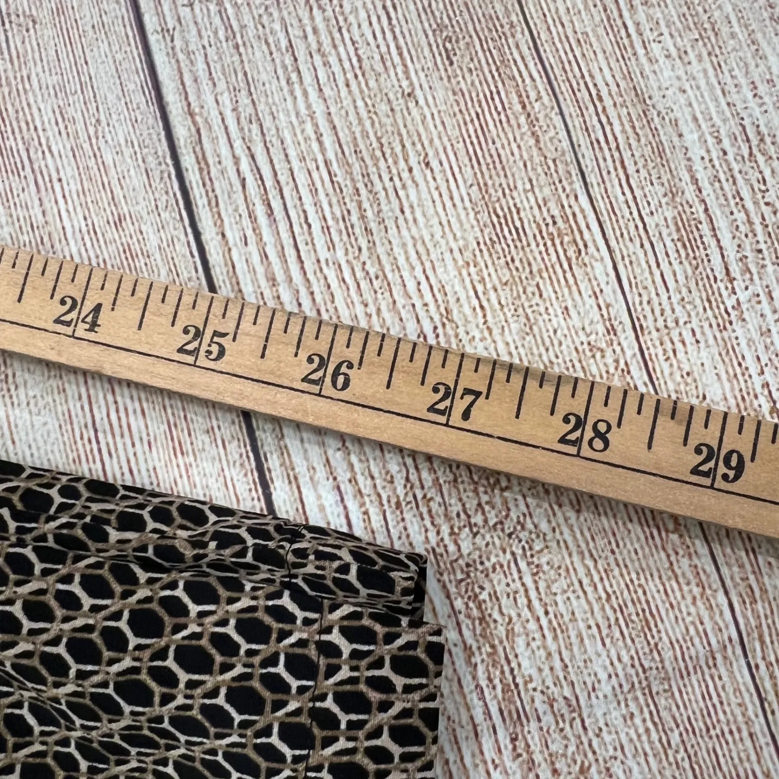 Coldwater Creek Natural Fit Ankle Leg Pants XL Geometric Print Elastic Waist - Image 5