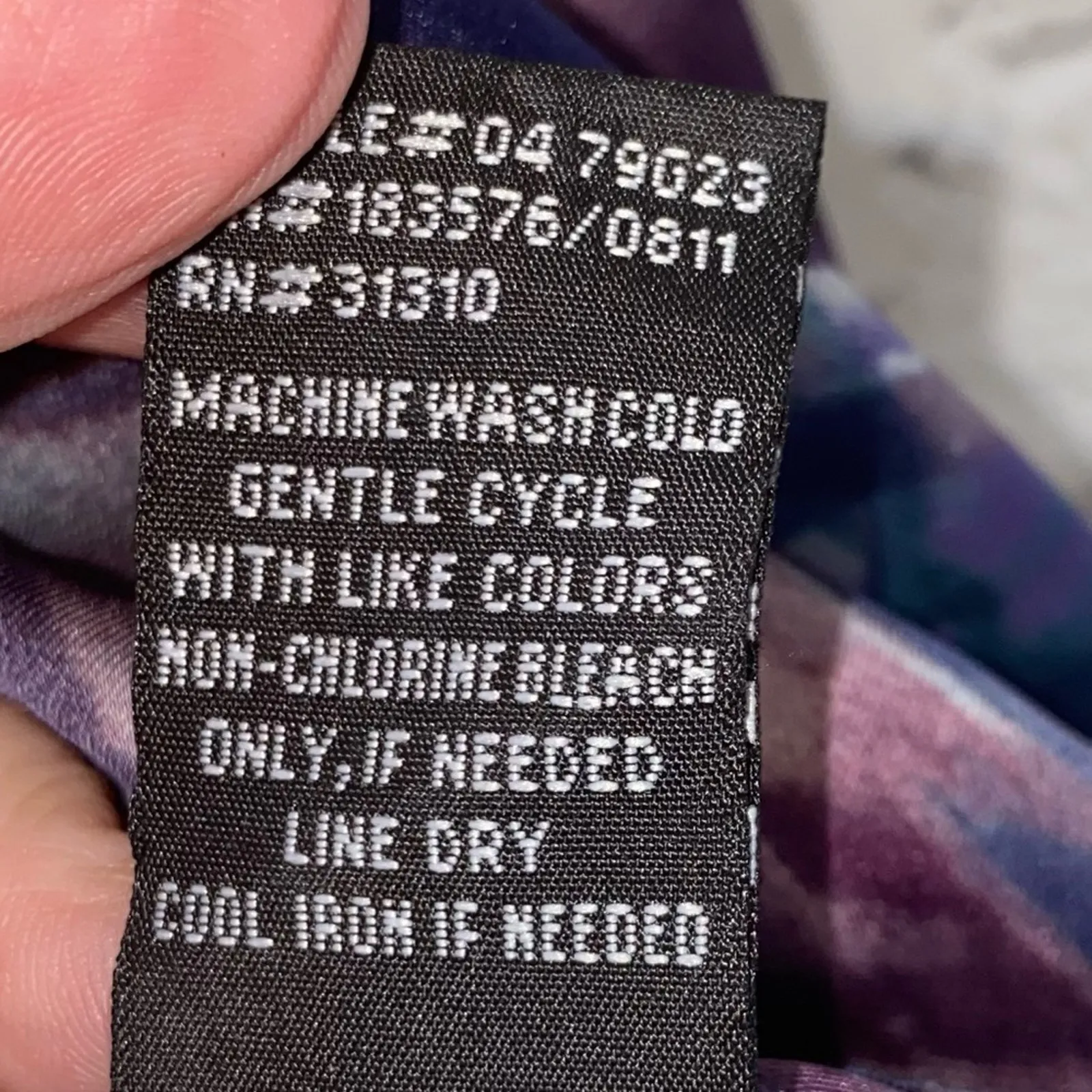 AB Studio Pink & Purple Patterned Sleeveless Top - Image 4