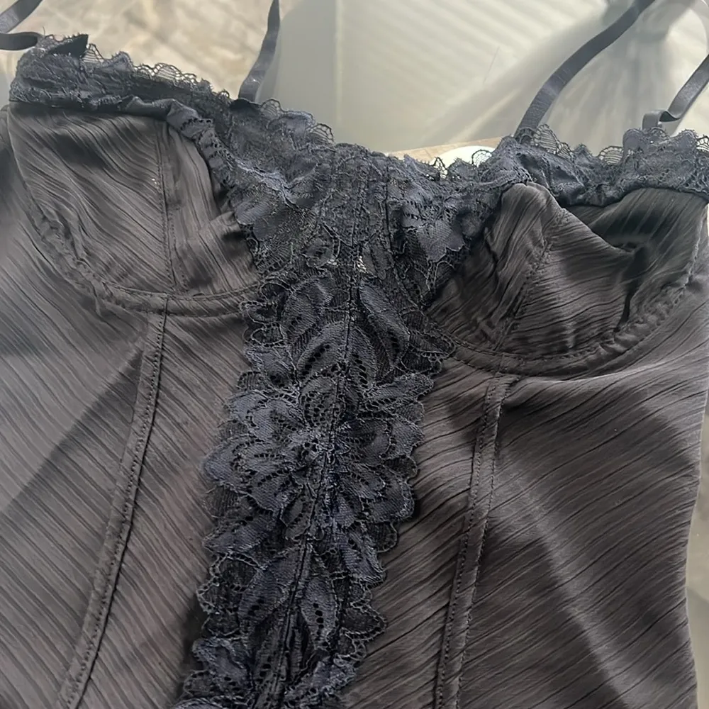 NEW Free People Intimately Good Luck Charm Bodysuit, Black, Size S New w/o Tag - Image 6