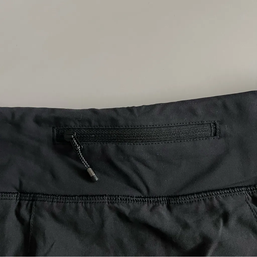 Lululemon Athletica Women's Black Skirt Tennis Workout Skort Lined 6 - Image 3