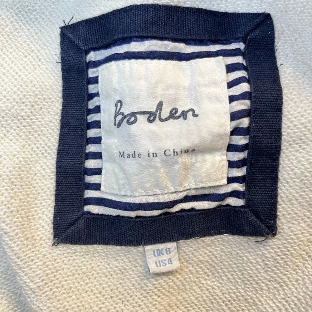 Boden Wide Mock Neck Off Duty Sweatshirt Size 4 - Image 8