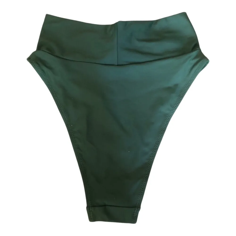 Aerie NWT Forest Green Twist High Cut Cheeky Coquine Bikini Bottoms Extra Small - Image 5