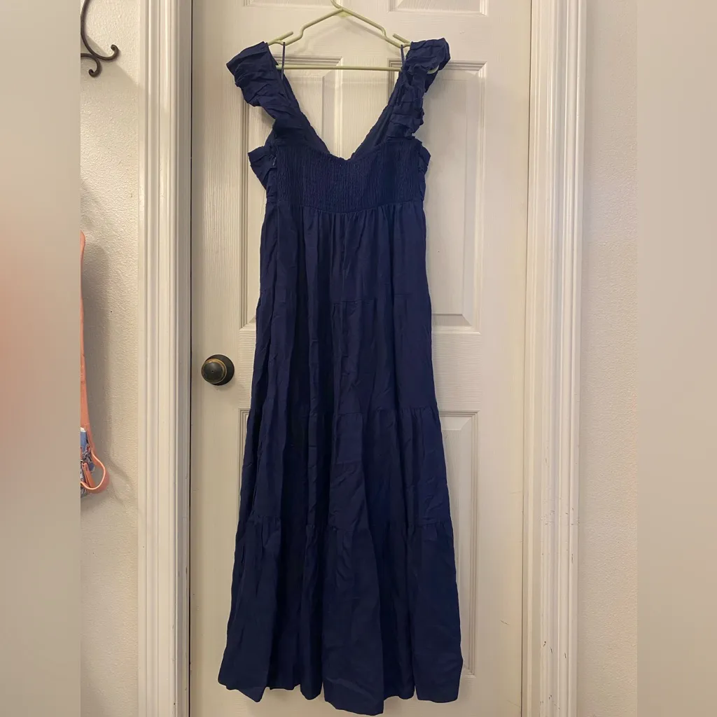 Jason Wu Deep Blue Maxi Dress - Image 6