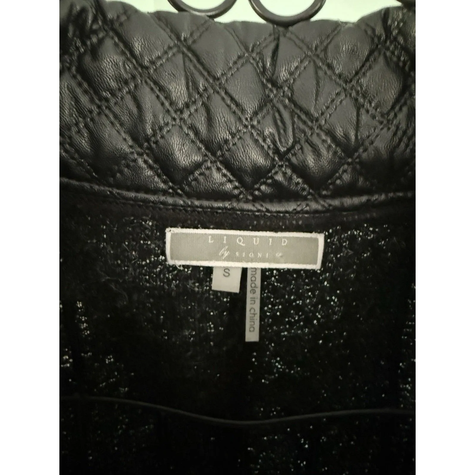 Liquid by Sioni Artsy Funky Whimsical Goth Boho Punk Sweater Cardigan Jacket S - Image 3