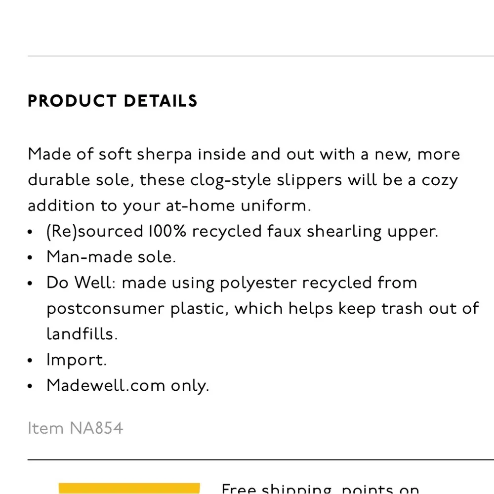 Madewell Sherpa Scuff Slippers Camel Sz 10- Sold Out - Image 5