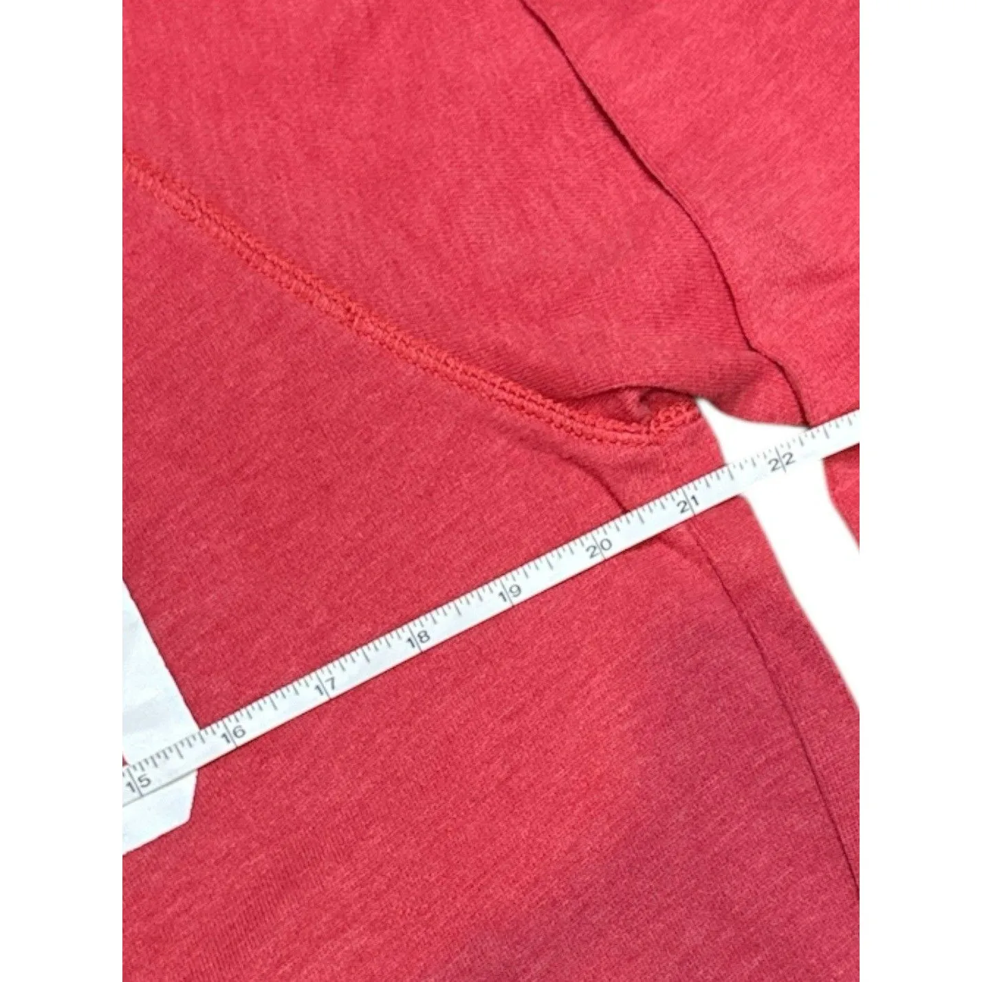 Hollister Womens Pullover Long Sleeve Coral Red Logo HCO‎ Crewneck Sweatshirt - Image 2