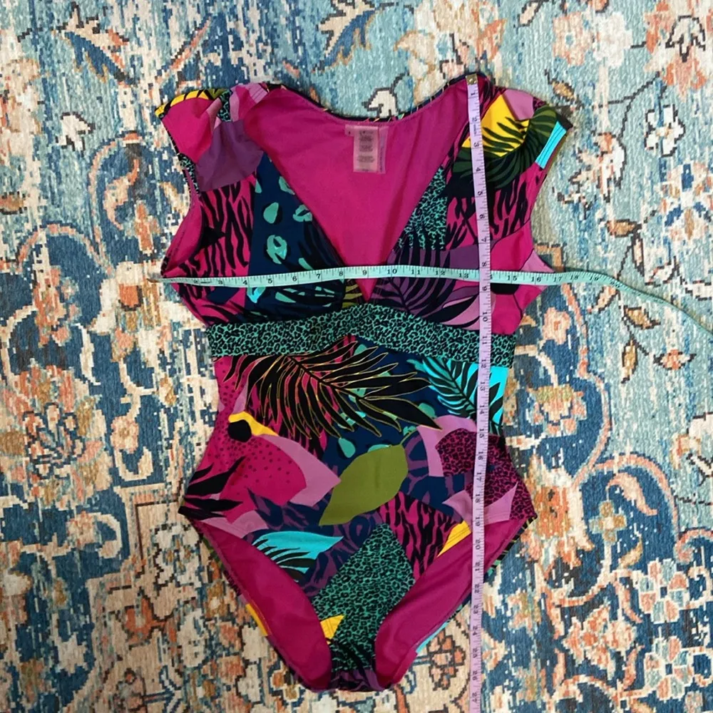 Bleu Rod Beattie Jungle Book Cap Sleeve Mio One Piece Swimsuit Sz 8 - Image 11