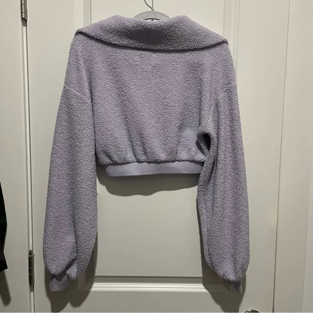 NWT lilac BDG New Leaf Quarter-Zip Cropped Sweatshirts - Image 3