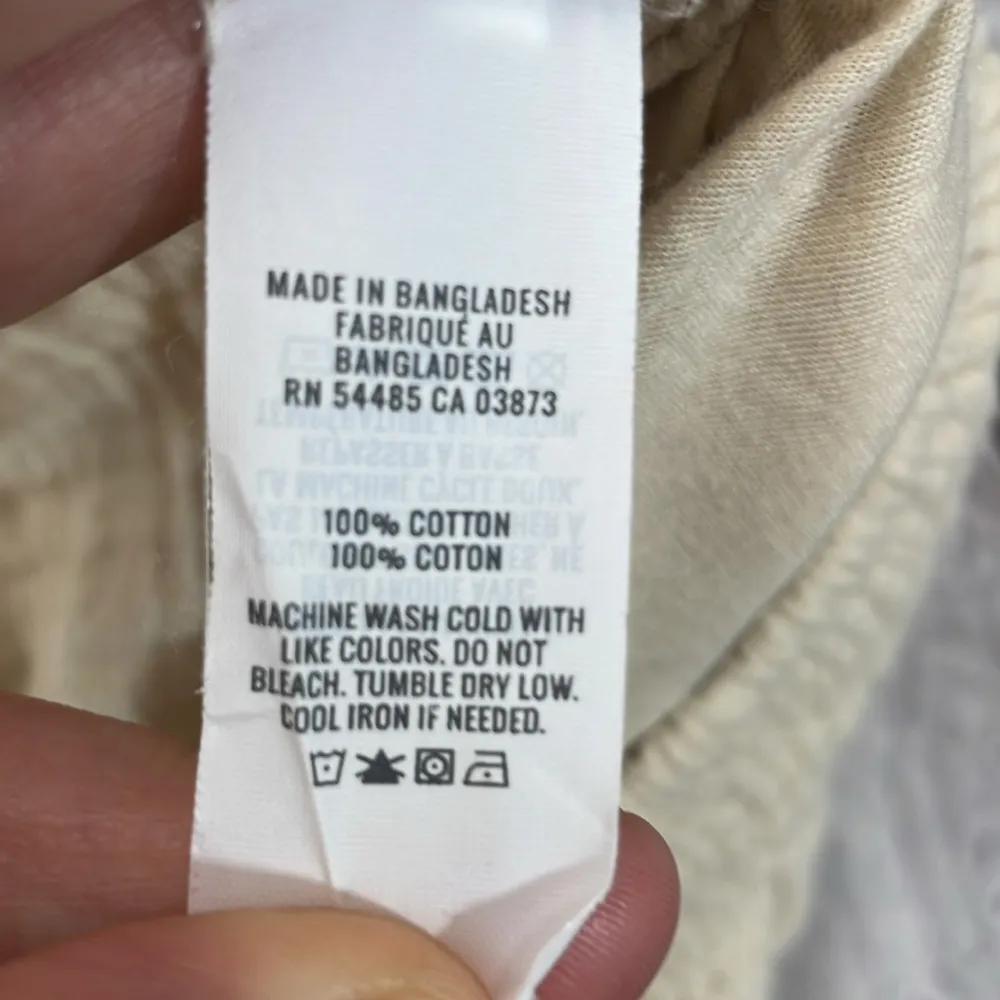 Aerie Women's Cream Pull on Cargo Pants wide leg  relaxed fit size XL fits 1X - Image 11