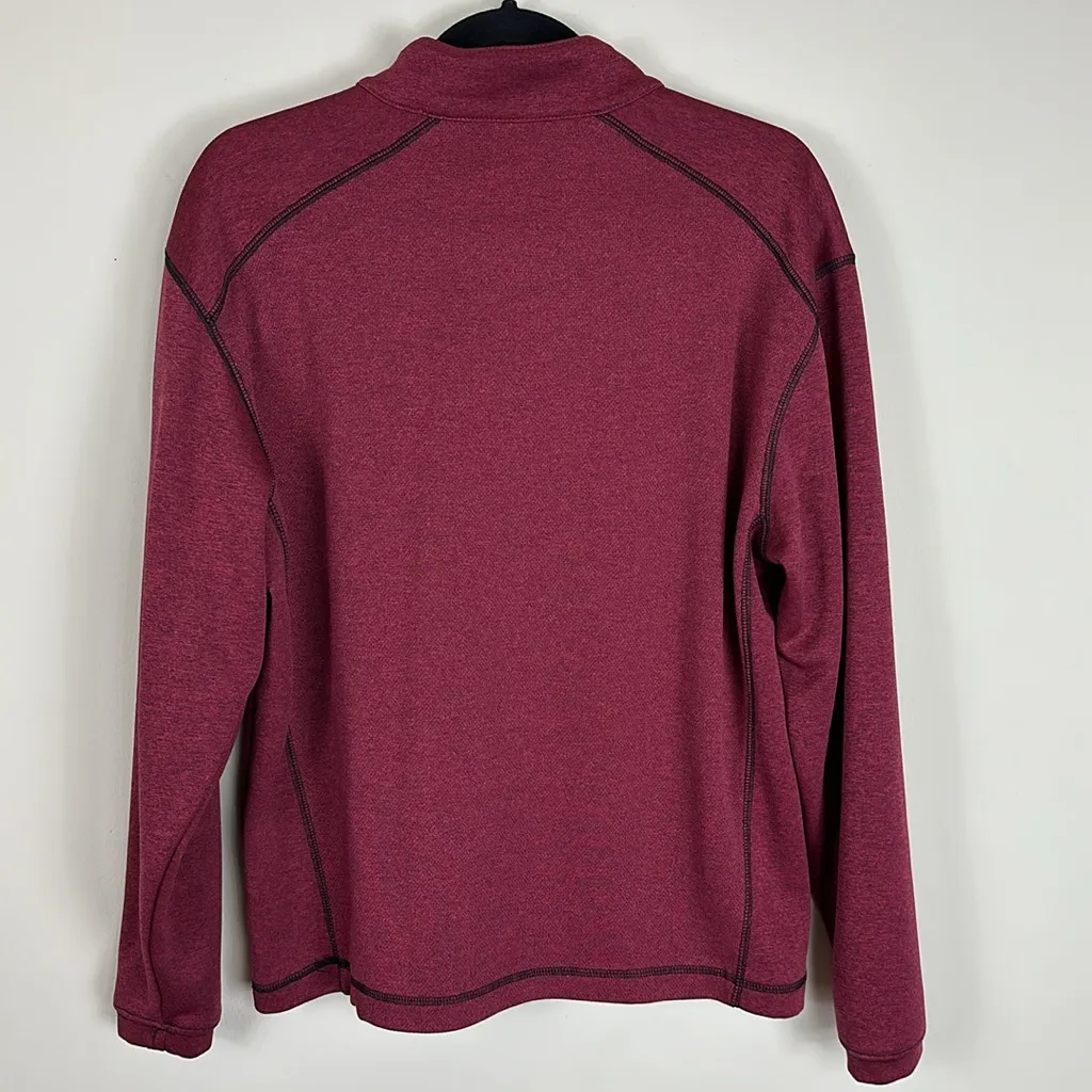 Pebble Beach‎ Women’s Golf 1/4 Zip Heather Maroon Size Small - Image 7