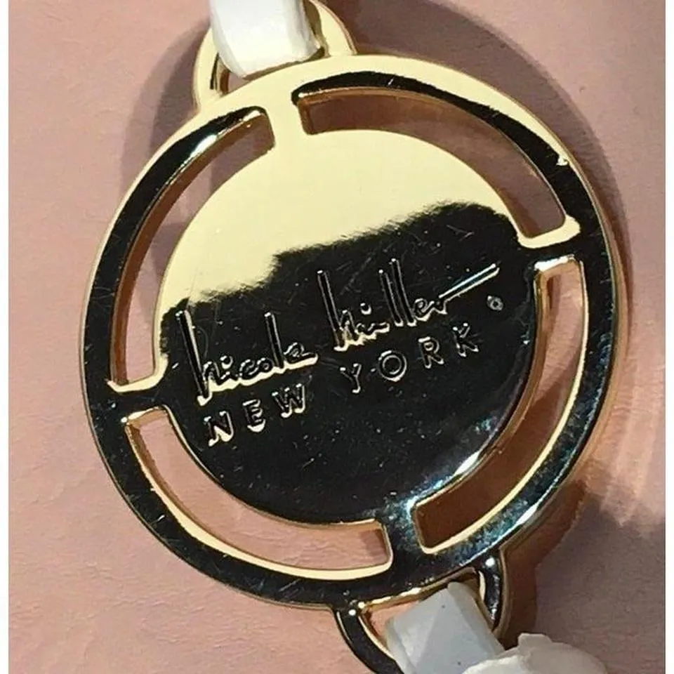 Very CHIC Nicole Miller New York Brand Purse,‎ NWOT, BLUSH & CREAM CHIC Colors - Image 4